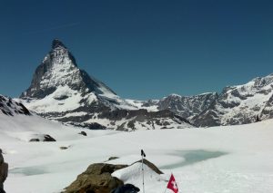 Matterhorn y lago Riffelsee
