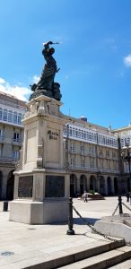 La Coruña. Monumento a María Pita.