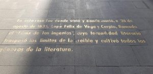 Madrid. Barrio de las Letras.