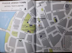 Praga. Plano del Barrio judío