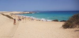 Fuerteventura. Grandes Playas de Corralejo. Playa Alzada.